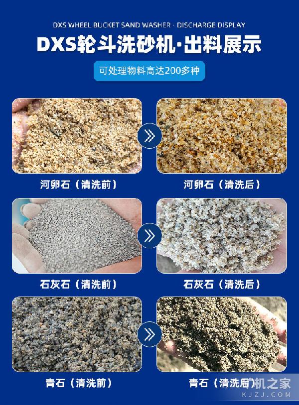 DXS輪斗洗砂機(jī)物料處理