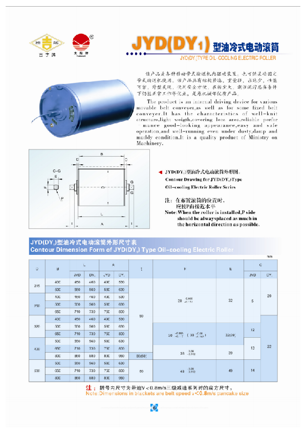 電動(dòng)滾筒產(chǎn)品手冊(cè)2018_06