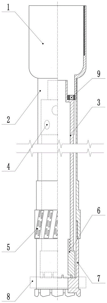 雙管單動取芯鉆具的制作方法