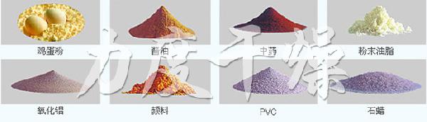 LPG系列高速離心噴霧干燥機的應用物料