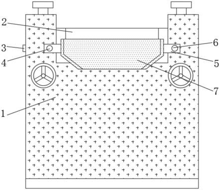 導(dǎo)電漿料生產(chǎn)用三輥機的新型擋板結(jié)構(gòu)的制作方法