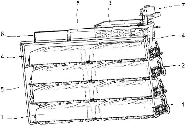 換電重卡的電池冷卻系統(tǒng)的制作方法