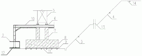 位于基坑邊坡上的塔吊基礎及其施工方法與流程