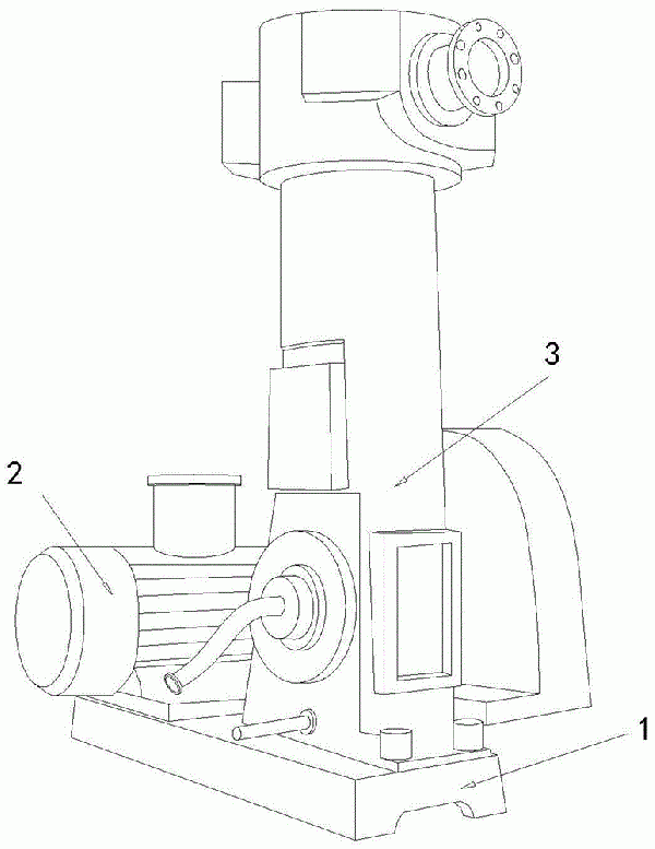 無油立式真空泵的制作方法