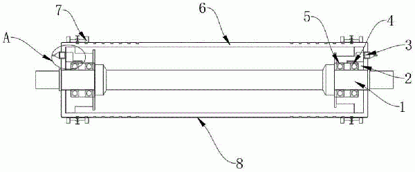 皮帶輸送機(jī)用新型托輥結(jié)構(gòu)