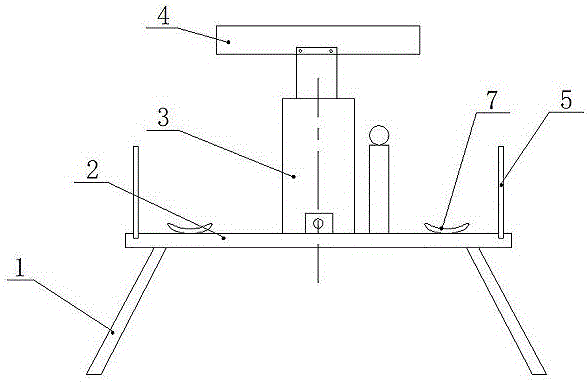 用于皮帶輸送機(jī)長托輥的更換專用工具