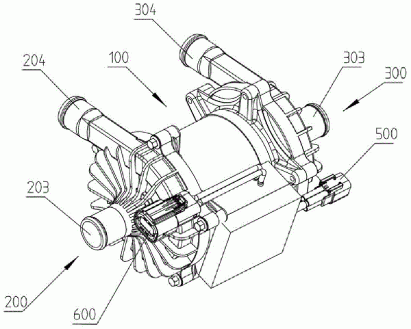 集成式電動水泵及電動汽車的制作方法