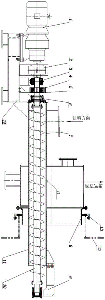 滾筒烘干機(jī)進(jìn)料打散螺旋輸送機(jī)