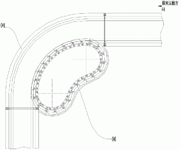 刮板輸送機(jī)用轉(zhuǎn)彎裝置及刮板輸送機(jī)