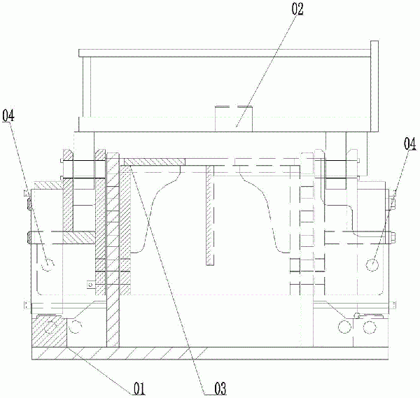 礦用刮板輸送機(jī)機(jī)頭機(jī)尾自調(diào)整墊架