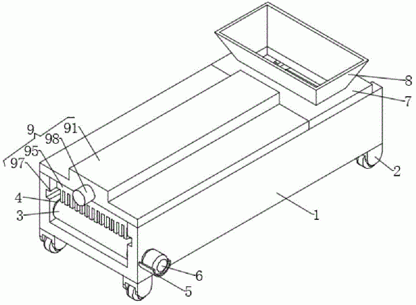 用于礦渣微粉可移動(dòng)帶式輸送機(jī)