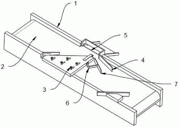 帶式輸送機(jī)的排列機(jī)構(gòu)