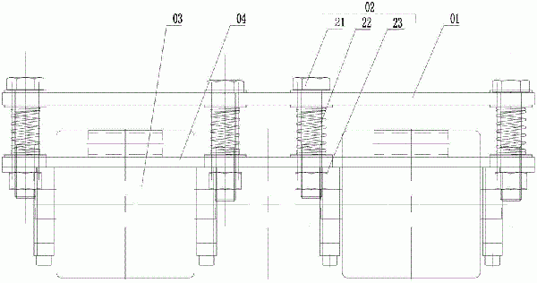 帶式輸送機(jī)用彈性可調(diào)節(jié)壓帶托輥組件及帶式輸送機(jī)