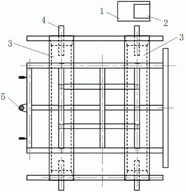 帶式輸送機(jī)尾站液壓調(diào)偏裝置