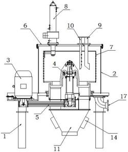 用于泥磷低溫固液分離的下卸料式離心機(jī)