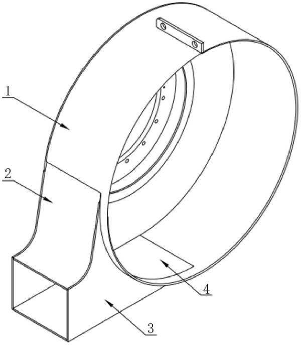 離心機(jī)排液艙體結(jié)構(gòu)及臥式刮刀離心機(jī)