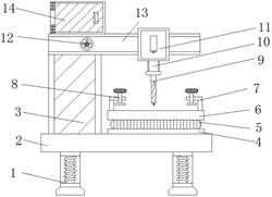 具有防震結(jié)構(gòu)的機(jī)械制造用鉆機(jī)