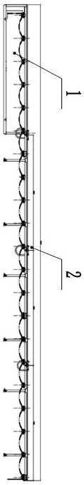 鉆機(jī)電纜平移轉(zhuǎn)接裝置