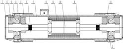 振動(dòng)篩用超寬筒式振動(dòng)電機(jī)