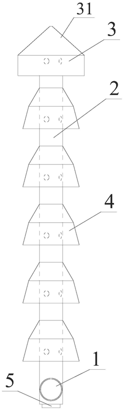 焚燒爐一次燃燒倉增氧防堵進(jìn)氣結(jié)構(gòu)