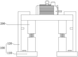 壓縮機(jī)油泵電機(jī)的安裝減震機(jī)構(gòu)