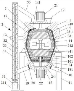 碳納米管漿料生產用高效磨盤式分散結構及分散方法