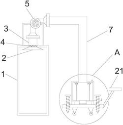 垂直斗式提升機用機尾防塵結構