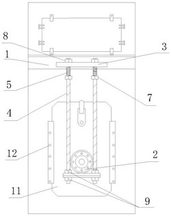 輸渣系統(tǒng)板鏈斗式提升機(jī)新型從動(dòng)輪張緊機(jī)構(gòu)