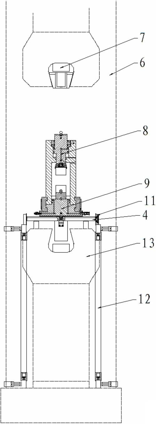 基于動態(tài)疲勞試驗機(jī)的偽三軸測試裝置