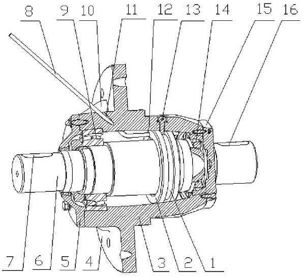 用于清掃車專用風(fēng)機(jī)的傳動組件