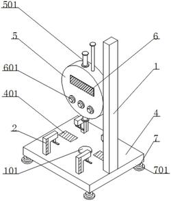 具有輔助矯正結(jié)構(gòu)的測(cè)厚儀