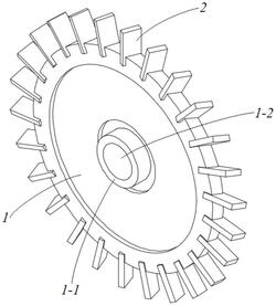 磨粉機(jī)用旋風(fēng)式刀盤組件及磨粉機(jī)