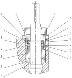 短應(yīng)力線軋機(jī)壓下螺母固定結(jié)構(gòu)