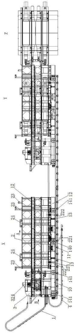 換輥大車(chē)以及軋機(jī)工作輥中間輥換輥裝置