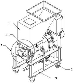 粉碎機的翻轉(zhuǎn)結(jié)構(gòu)