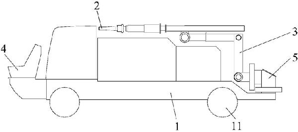 礦用混凝土噴射臺(tái)車