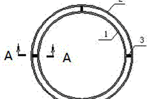 用于抗壓鉆孔灌注樁試樁非摩擦段的雙層套筒