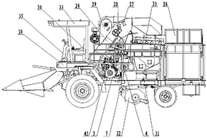 分時四驅(qū)型玉米聯(lián)合收獲機及其工作方法