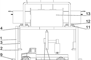 齒輪限位式快速安裝采礦鉆車鑿巖機振動測試裝置