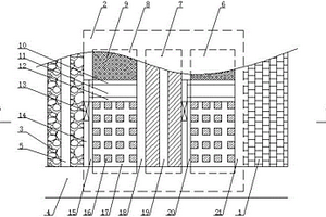 金屬礦山穿脈采四留一后退采礦結(jié)構(gòu)