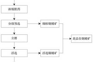 用于銅精礦提質(zhì)的分級(jí)預(yù)選-攪拌磨-浮選新工藝