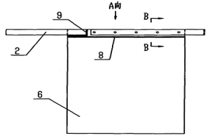 循環(huán)利用導(dǎo)電夾的錳電解沉積陰極板結(jié)構(gòu)