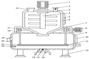 用于濕法冶金的高效原料融合裝置