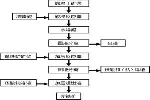 從紅土鎳礦中回收鎳、鈷和鐵的方法