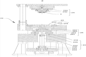 沖壓機(jī)器及列車(chē)制動(dòng)閘片粉末冶金壓制成型方法