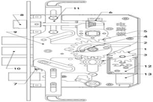 機(jī)電一體化門(mén)鎖及其使用方法