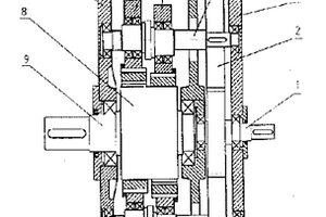 同軸式多曲柄少齒差減速器