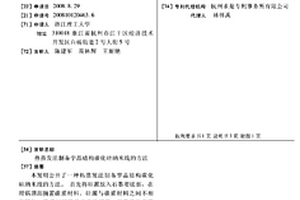 熱蒸發(fā)法制備孿晶結(jié)構(gòu)碳化硅納米線的方法