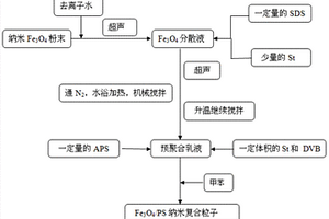 超疏水多孔Fe3O4/PS納米復(fù)合材料及其制備方法