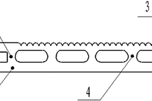 木塑復(fù)合材料帶凹槽四長半圓孔型材